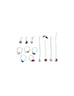 Janod 14 bijoux résine galaxie à créer - Les ateliers bijoux -