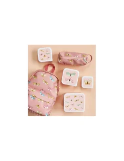 Enfant A little lovely company 4 boites à goûter Butterflies -