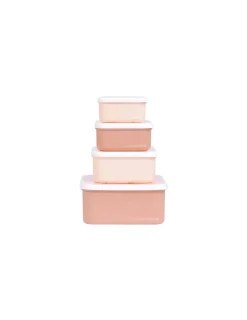 Enfant A little lovely company 4 boites à goûter Butterflies -