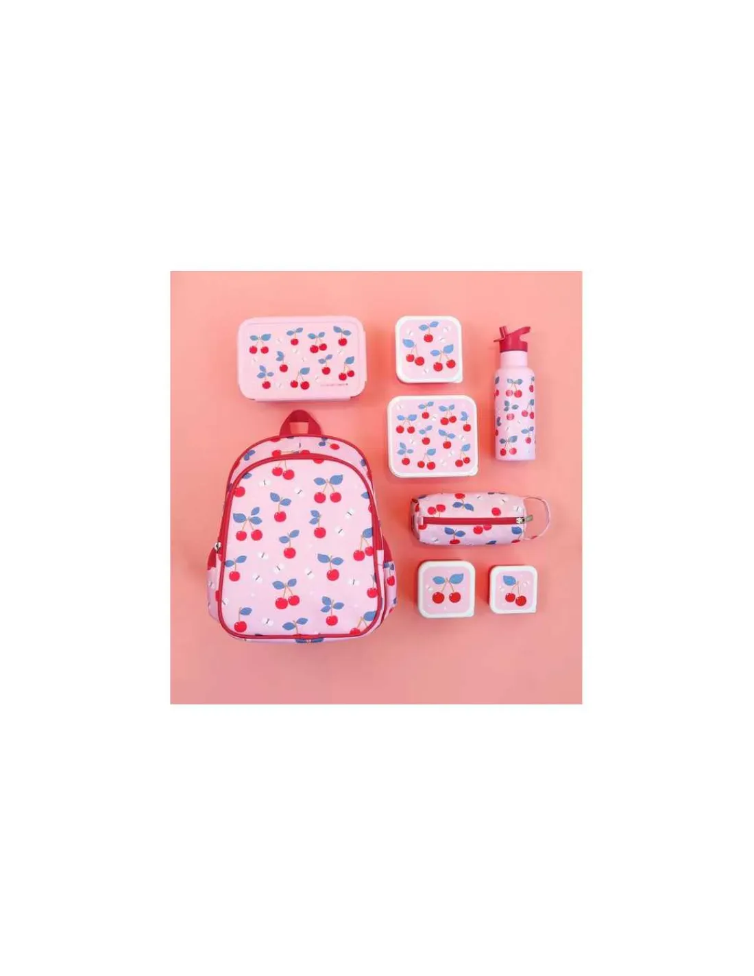 Enfant A little lovely company 4 boites à goûter Cerises -