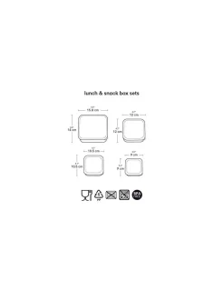 Enfant A little lovely company 4 boites à goûter Cerises -