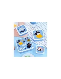Enfant A little lovely company 4 boites à goûter Pirates -