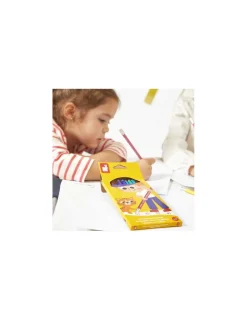 Enfant Janod 12 crayons effaçables -