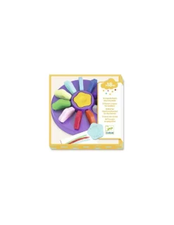 Djeco 12 crayons fleurs pour les petits -