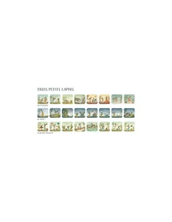 Moulin Roty 3 disques à histoires Trois petits lapins -