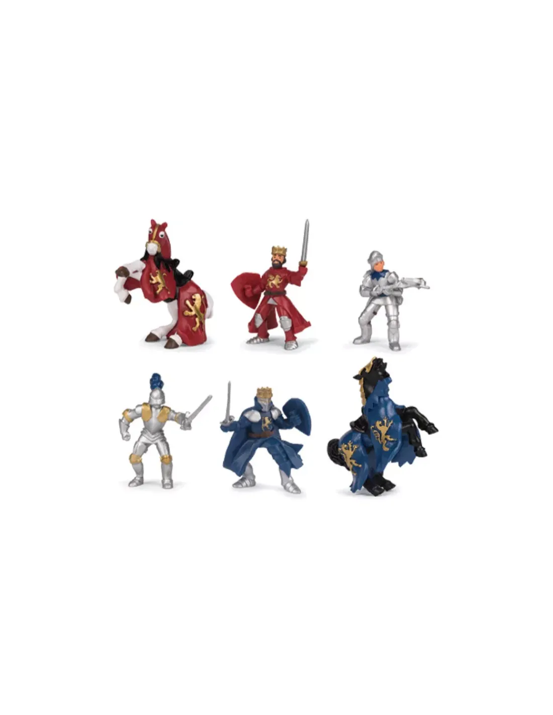 Papo 12 mini figurines chevaliers -