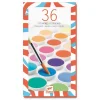 Djeco 36 pastilles de gouaches -