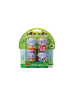 Klorofil 4 personnages famille Éléphant