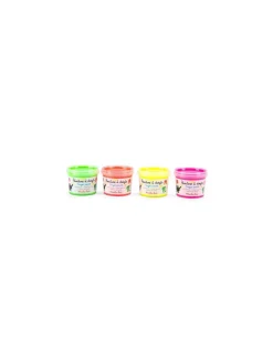 Moulin Roty 4 pots de peinture à doigts fluo Les Schmouks -