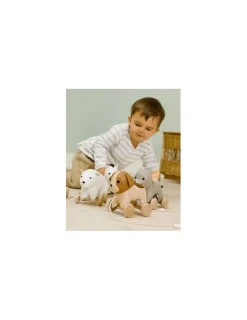 Little Big Friends Adrien le chien à tirer -