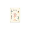 Enfant Moulin Roty Affiche Les 5 positions de danse La petite école de danse -