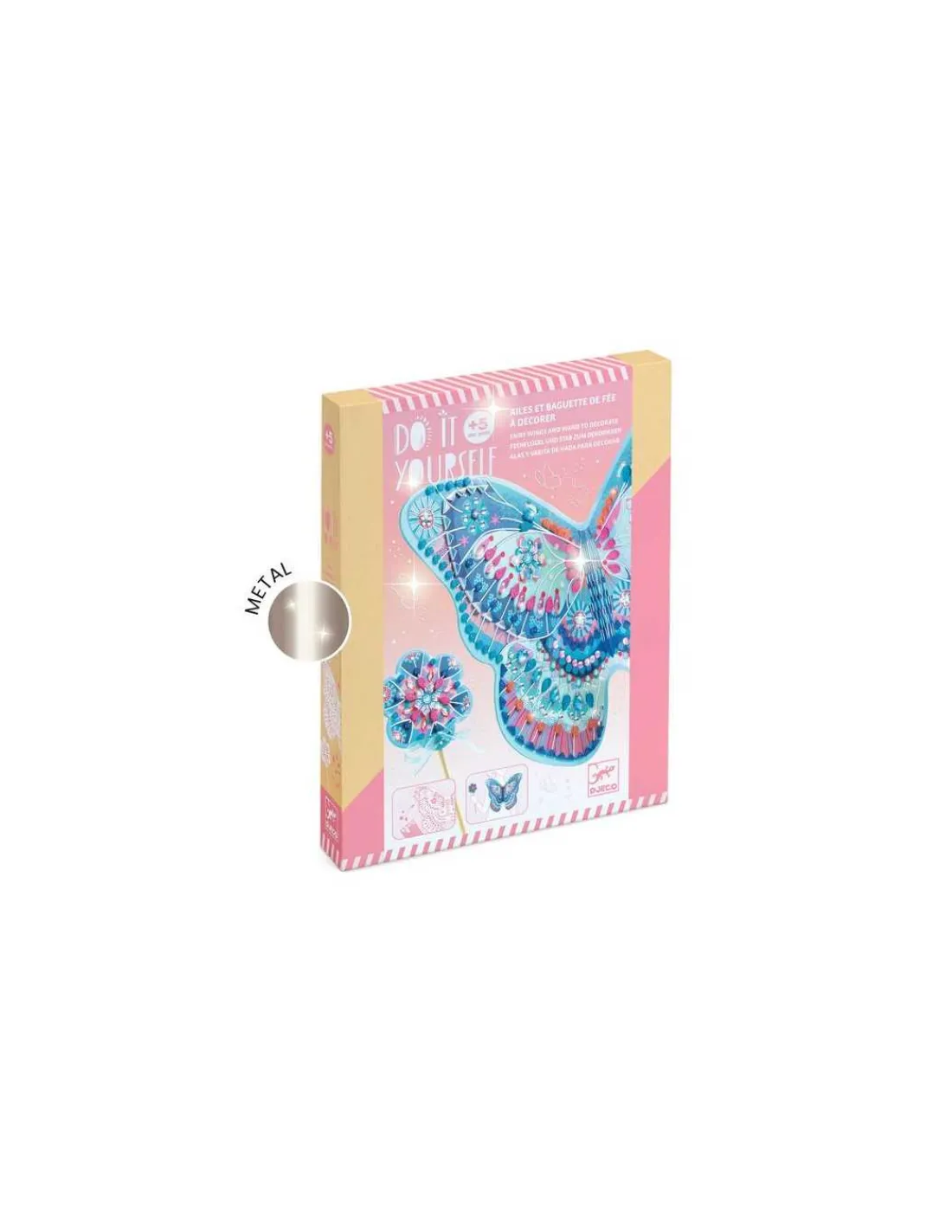 Djeco Ailes et baguette de fée à décorer - Do It Yourself -