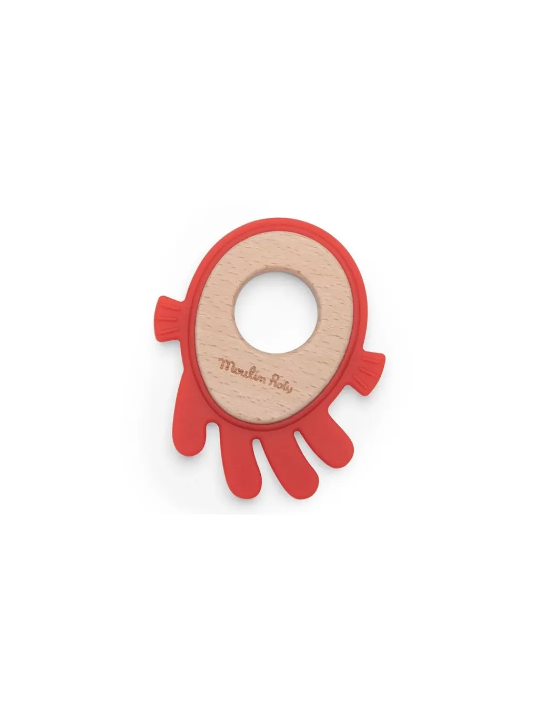 Moulin Roty Anneau de dentition poulpe Les Aventures de Paulie -