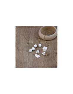 Sycomore Atelier de bijoux ciment et feuilles d'or -