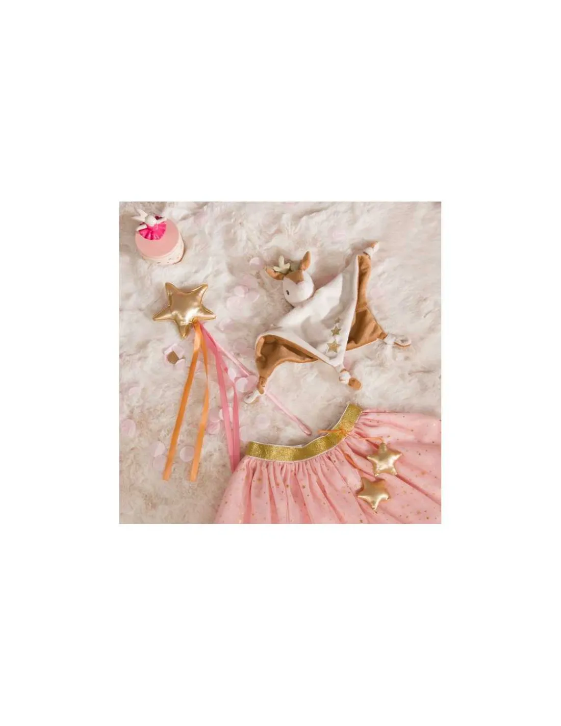 Amadeus Les Petits Baguette magique rose et or -