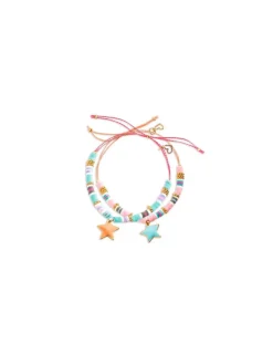 Djeco Bijoux duo bracelets Heishi étoiles -
