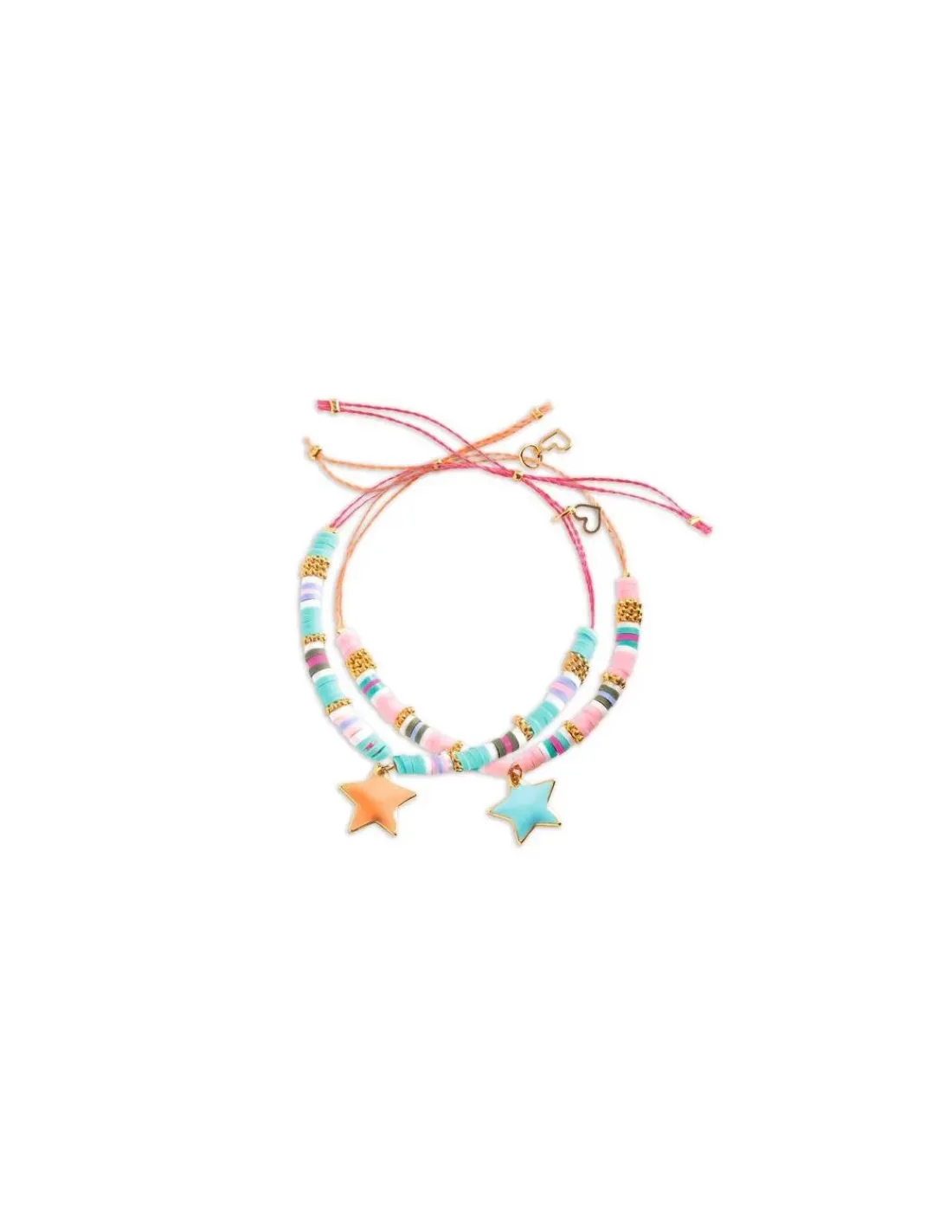 Djeco Bijoux duo bracelets Heishi étoiles -
