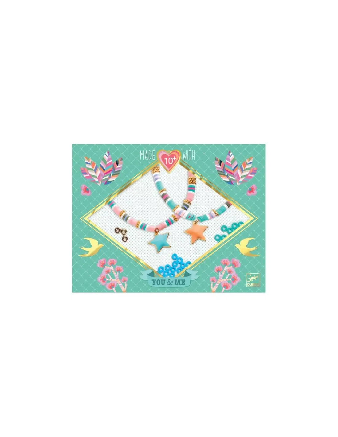 Djeco Bijoux duo bracelets Heishi étoiles -