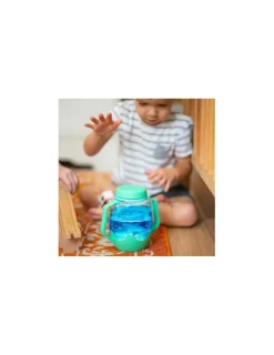 Glo Pals Bocal de jeu sensoriel vert -