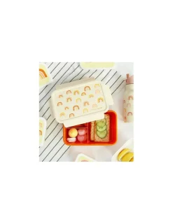 Enfant A little lovely company Boite à lunch bento Rainbows -