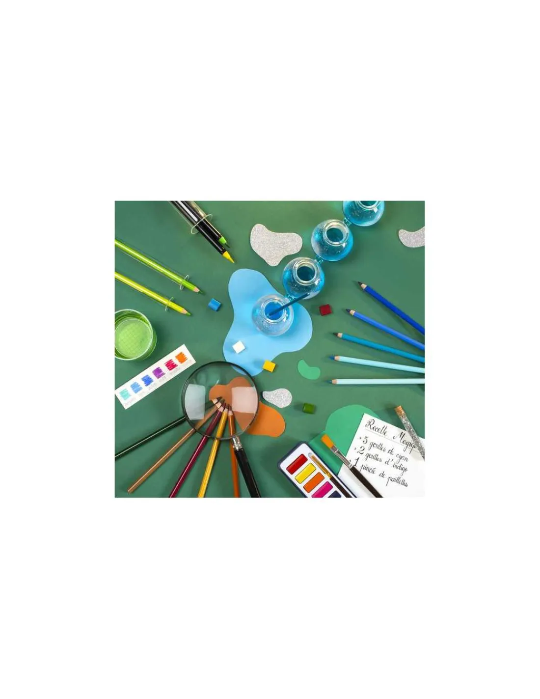 Moulin Roty Boite aquarelle Aujourd'hui c'est mercredi -