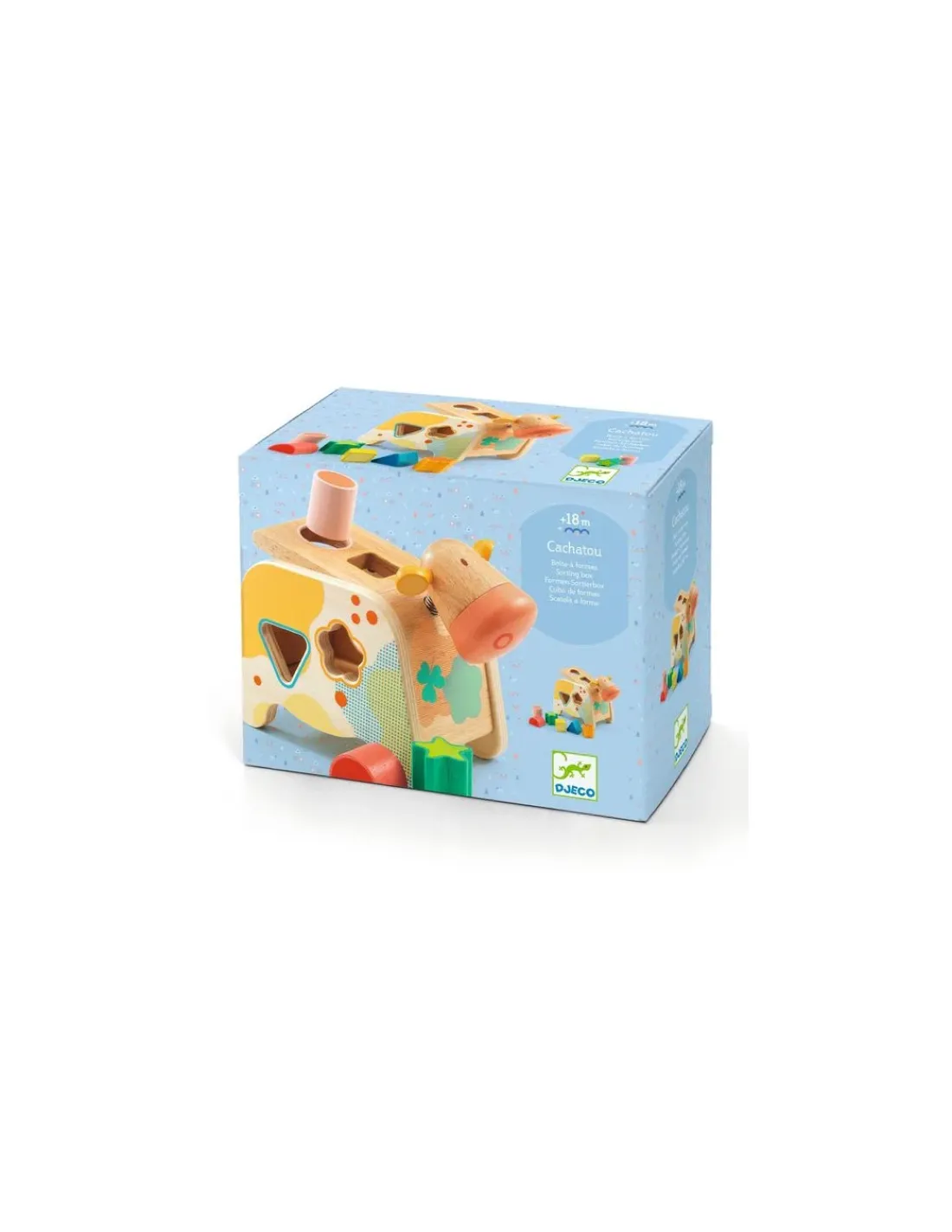 Djeco Boîte à forme Cachatou -