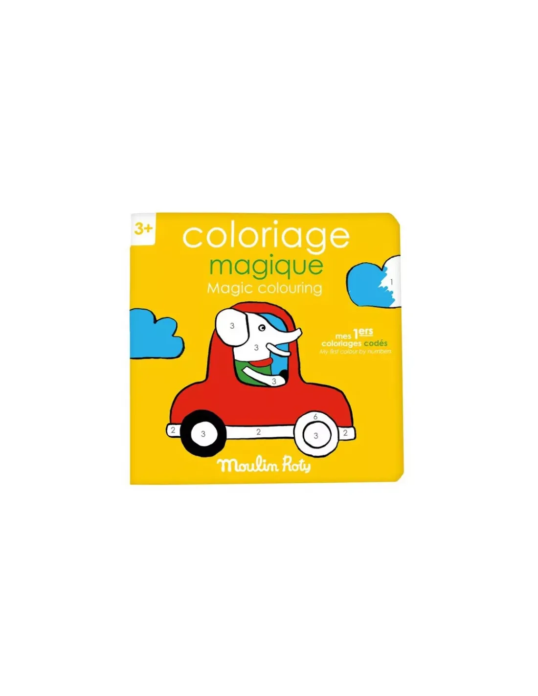 Moulin Roty Cahier de coloriages magiques les Popipop -