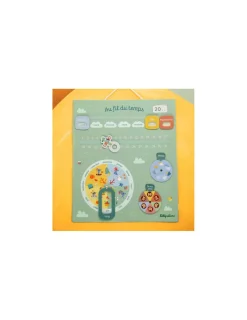 Enfant Lilliputiens Calendrier Au fil du temps vert -