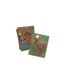 Djeco Cartes à gratter dinosaures -
