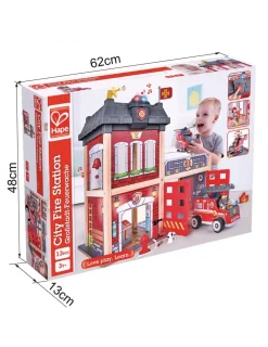 Enfant Hape Toys Caserne de pompier - Hape