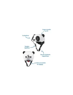 Micro Mobility Casque enfant Panda 3D taille S -