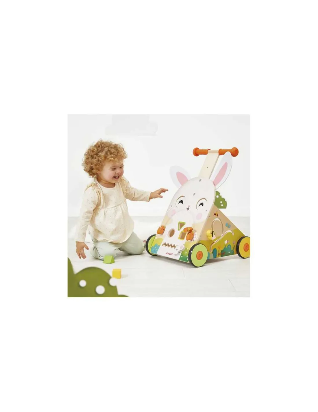 Janod Chariot de marche Lapin -