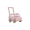 Little Dutch Chariot de marche voiture en bois Rose -