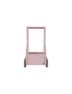 Little Dutch Chariot de marche voiture en bois Rose -