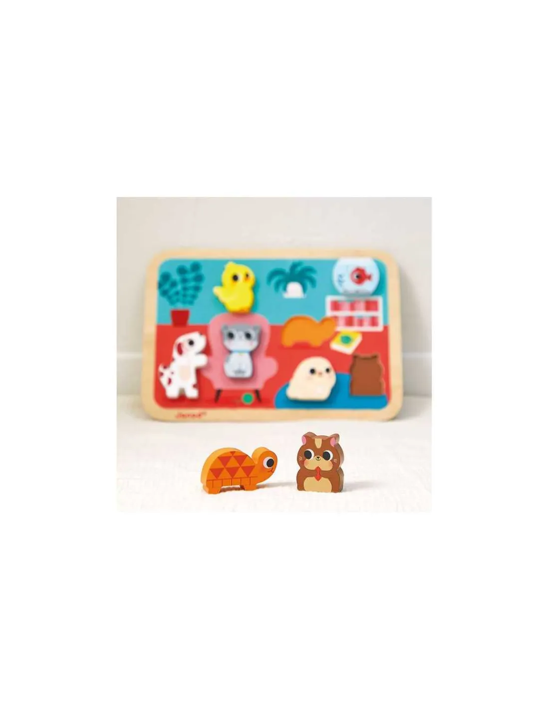 Janod Chunky puzzle Les animaux familiers -