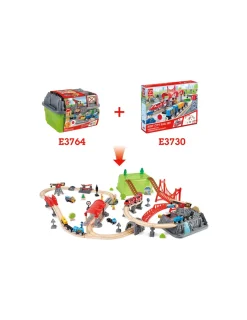Enfant Hape Toys Circuit de train Railway bucket builder - Hape