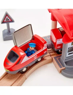 Hape Toys Circuit de train ville animée - Hape