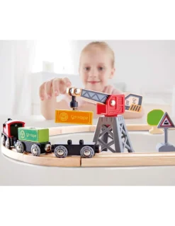 Hape Toys Circuit du train de marchandises - Hape