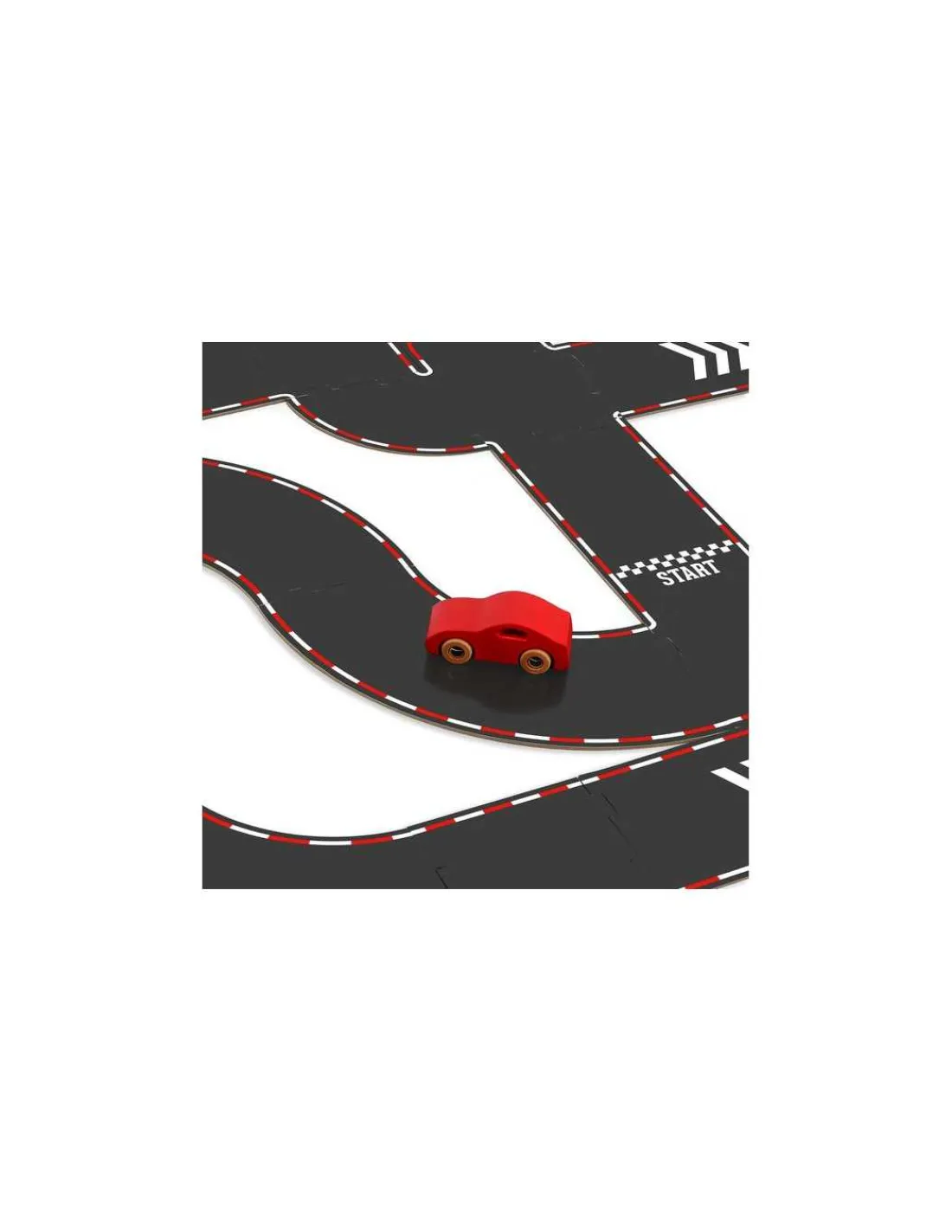 Vilac Circuit réversible ity 42 pièces + 2 voitures -