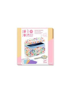 Djeco Coffre à décorer Précieux trésors - Do it Yourself -