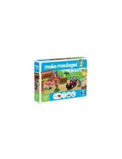 Enfant Mako creations Coffret 5 moules Bienvenue à la ferme - Mako moulages