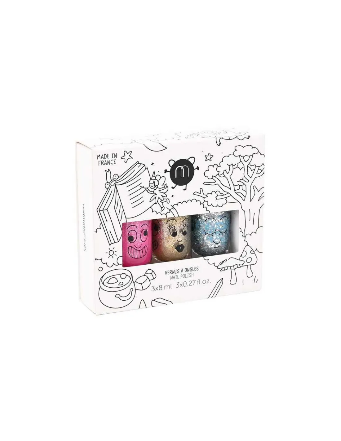 Enfant nailmatic KIDS Coffret 3 vernis Féerique