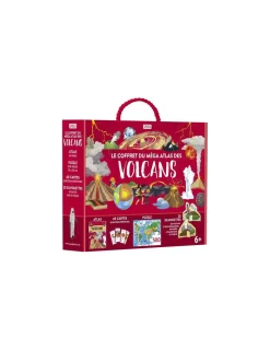 Sassi junior Coffret du méga atlas des volcans - Sassi