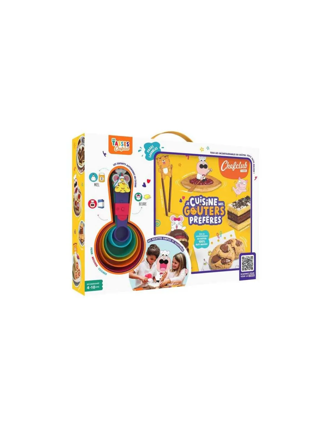 Chefclub kids Coffret Je cuisine mes goûters préférés -