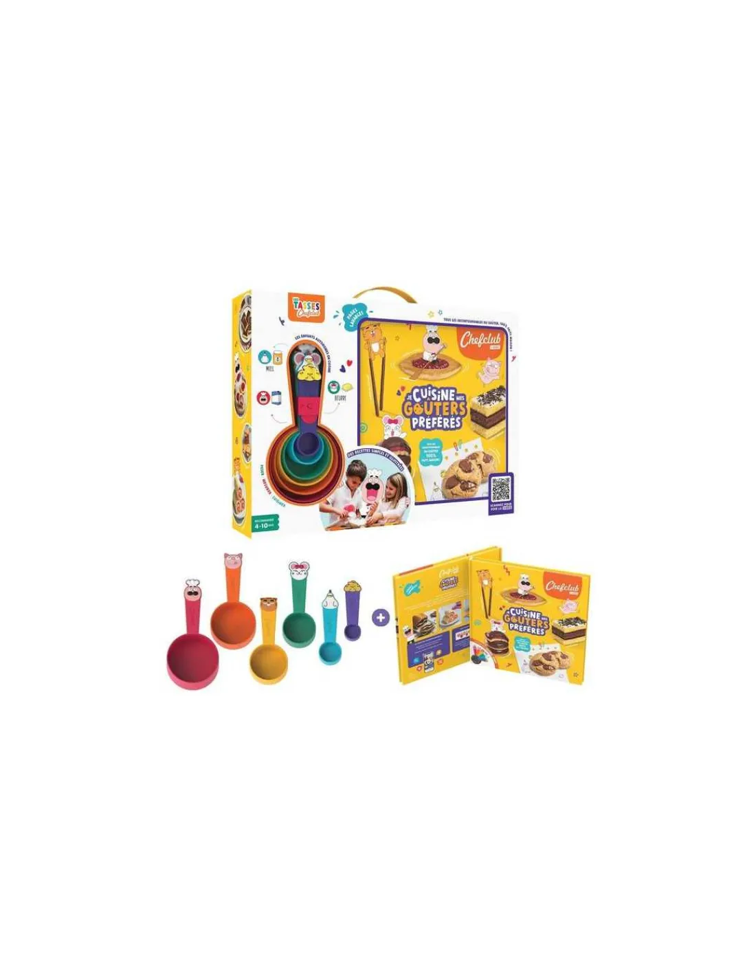 Chefclub kids Coffret Je cuisine mes goûters préférés -