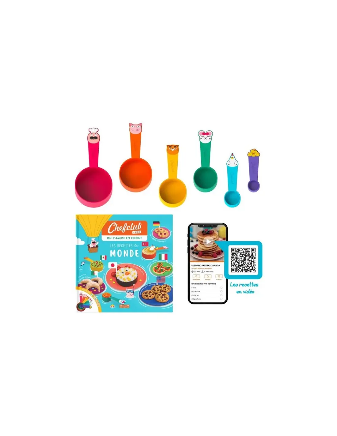 Enfant Chefclub kids Coffret Les recettes du Monde -