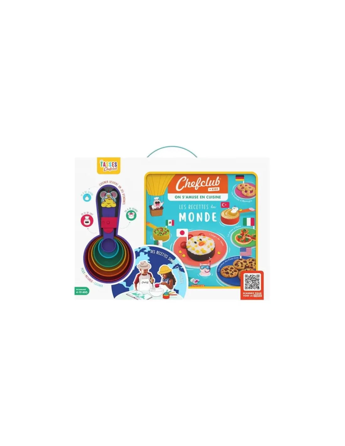 Enfant Chefclub kids Coffret Les recettes du Monde -