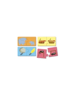 Sassi junior Coffret livre et puzzle Les contraires - Sassi