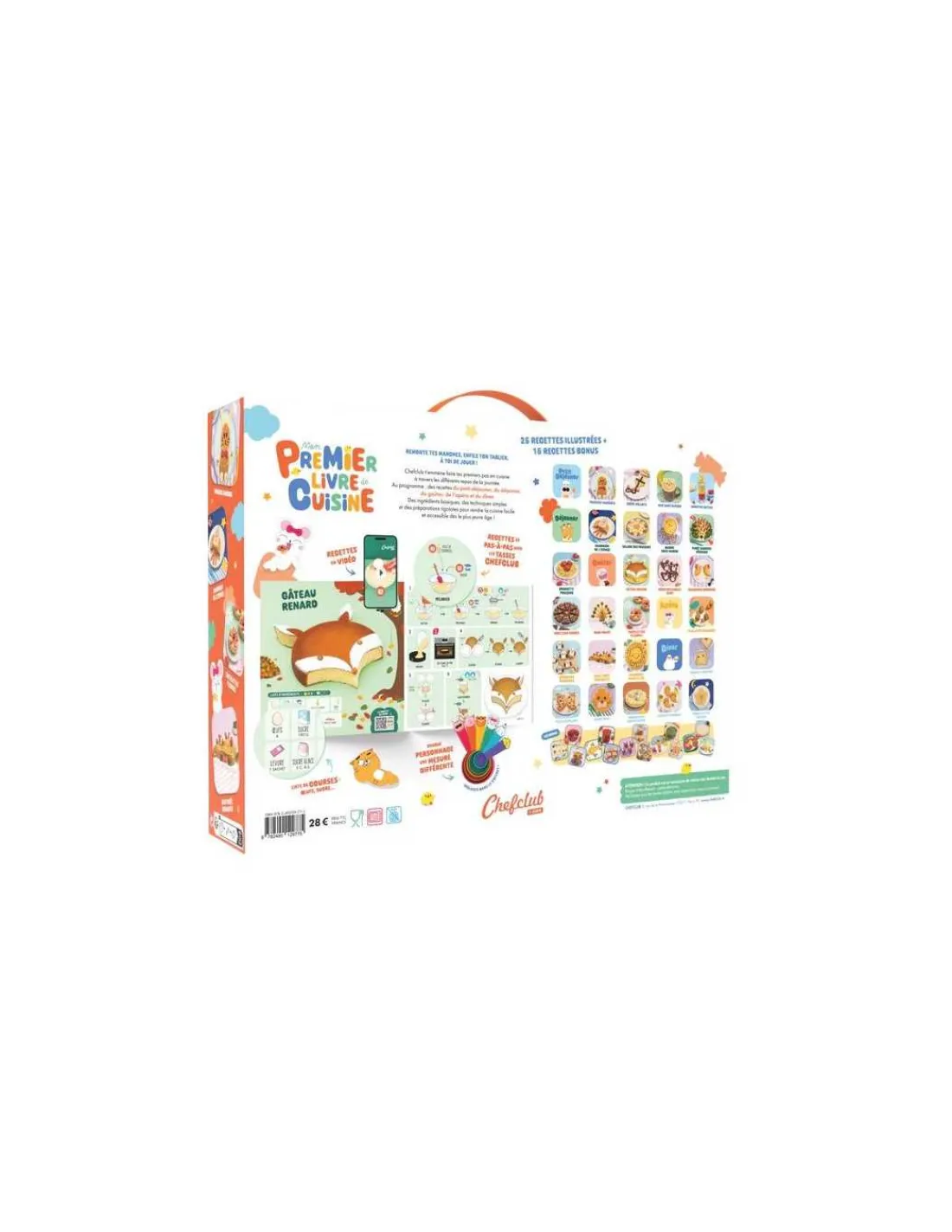Chefclub kids Coffret Mon premier livre de cuisine -