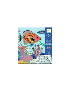 Djeco Coloriages brillants Sous la mer -